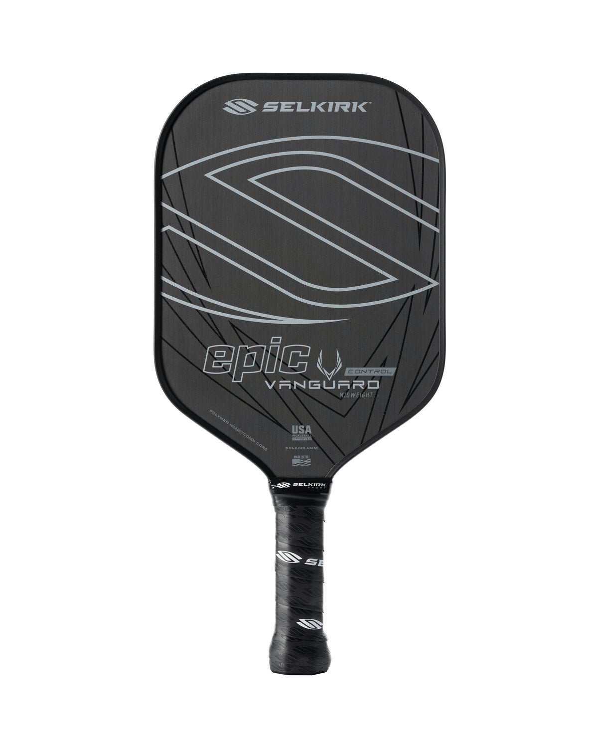 Selkirk Vanguard pickleball paddle shown for the swing weight guide