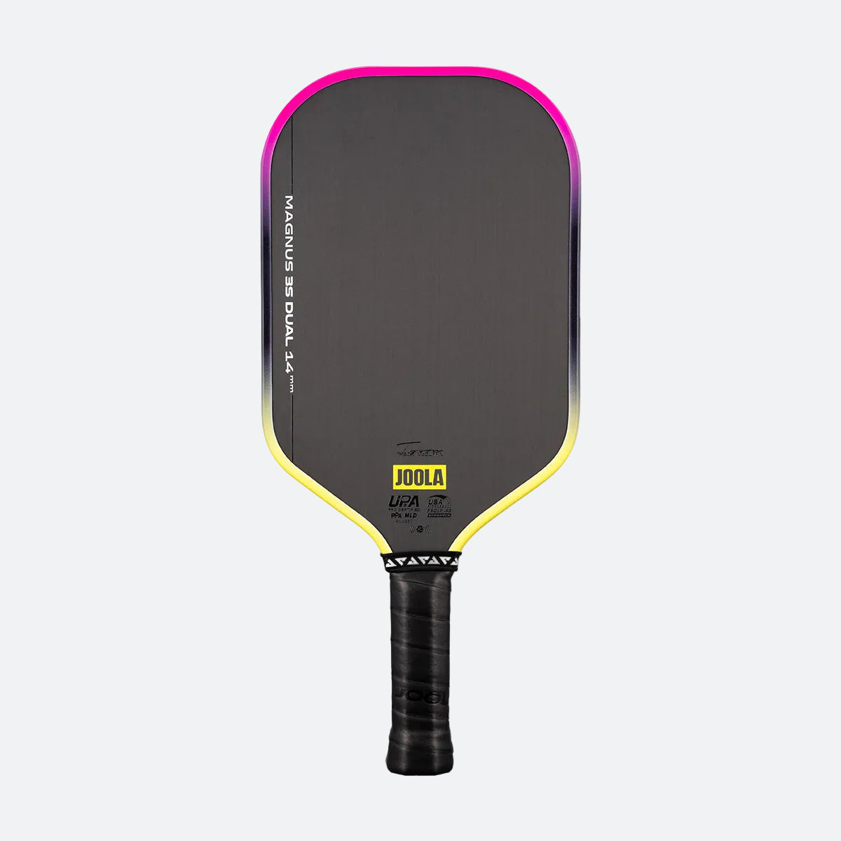 JOOLA Magnus pickleball paddle shown for the paddle spin RPM guide