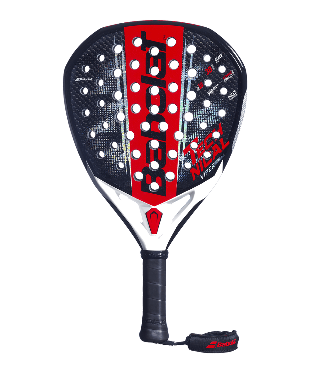 Babolat Technical Viper Soft 3.0 padel racquet standing straight on plain white background