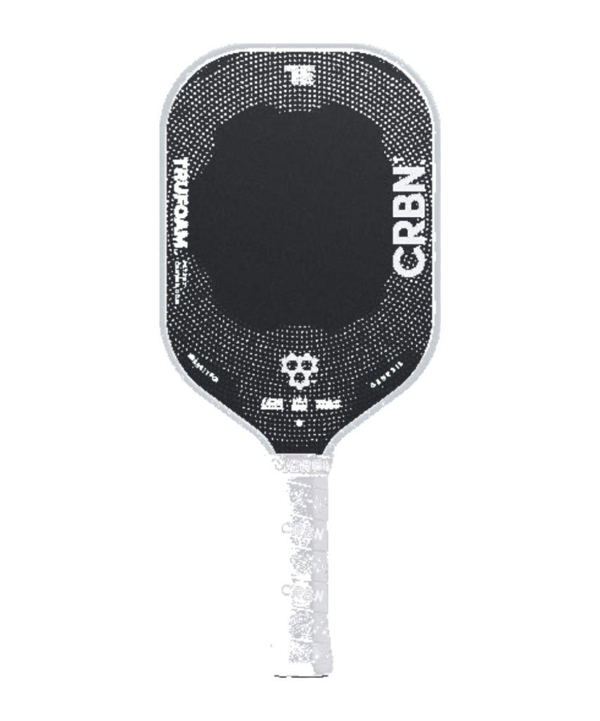 CRBN 1 TruFoam Genesis pickleball paddle standing straight on plain white background