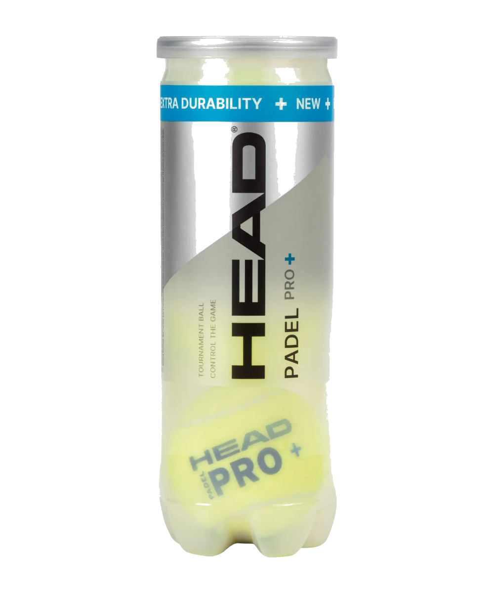 Head Padel Pro padel balls can on plain white background