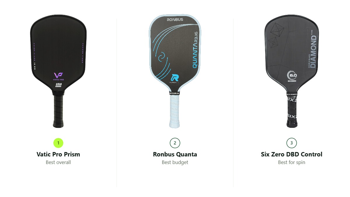 Vatic Pro Prism, Ronbus Quanta and Six Zero DBD Control compared side by side