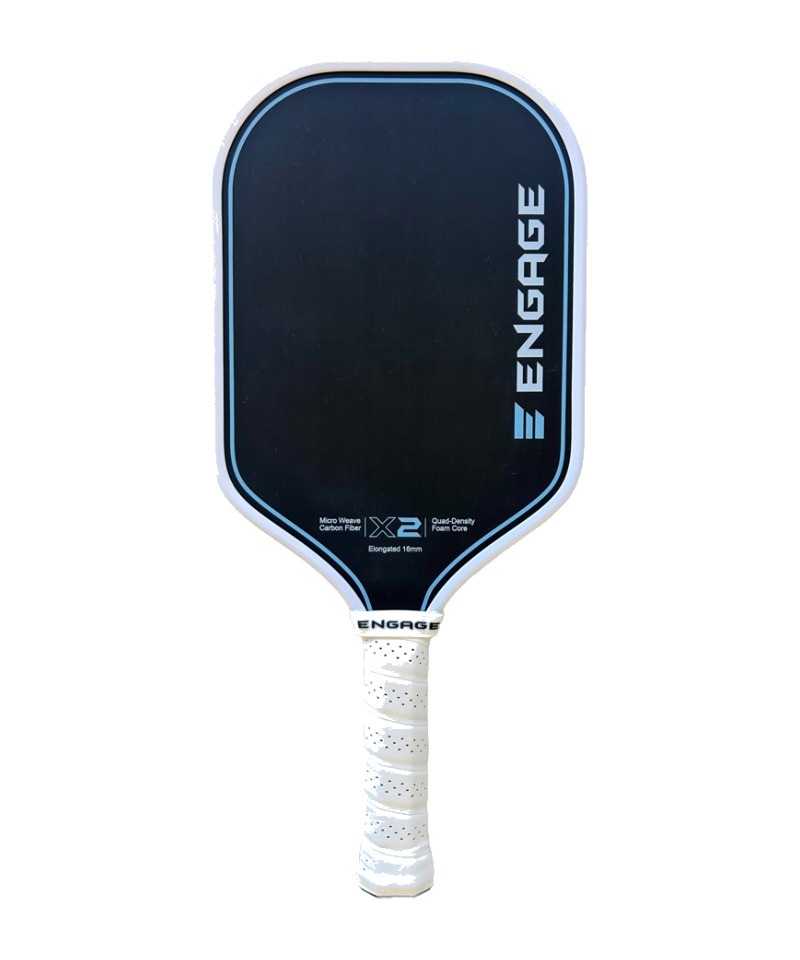 Engage X2 Elongated pickleball paddle with a Gen 4 foam core