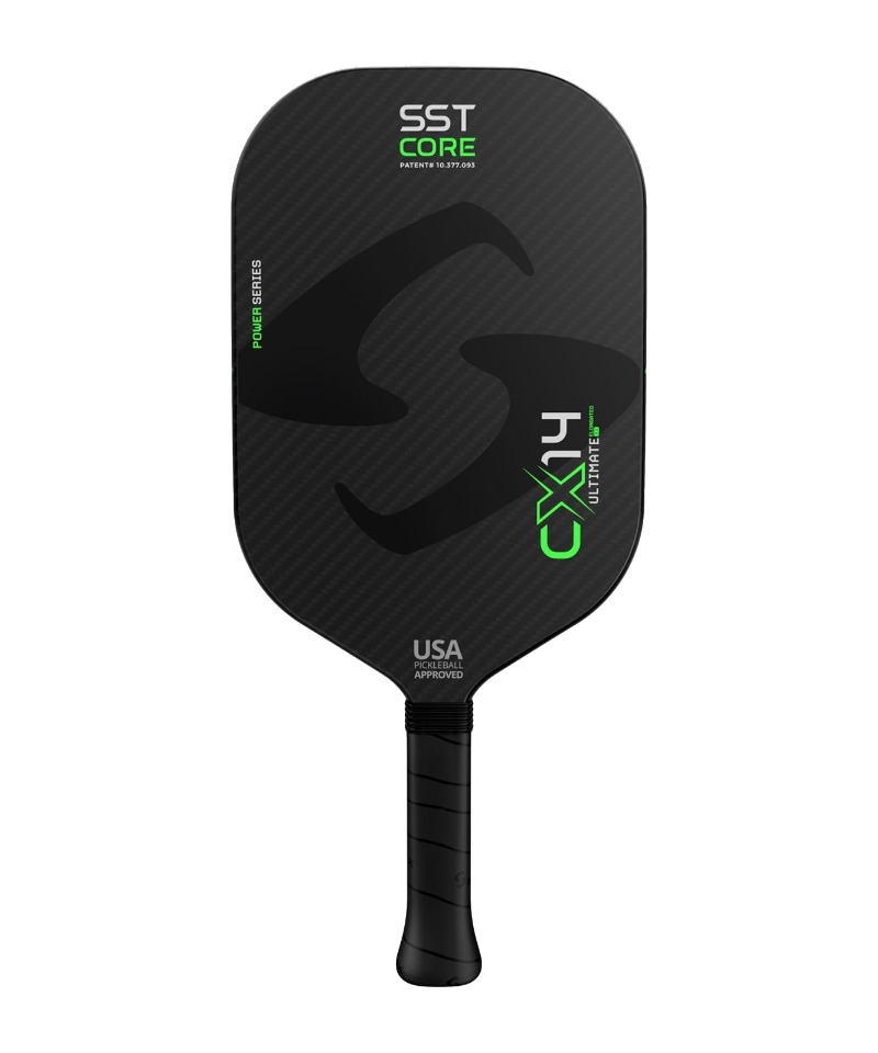 Gearbox CX14 pickleball paddle with a 14mm solid carbon tube core