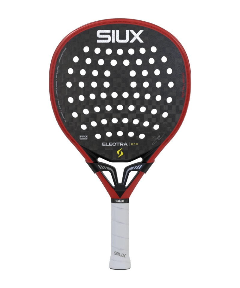 Siux Electra Pro ST5 teardrop padel racket, the 2026 pick for spin